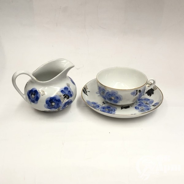 Чайный набор "Голубые цветы"