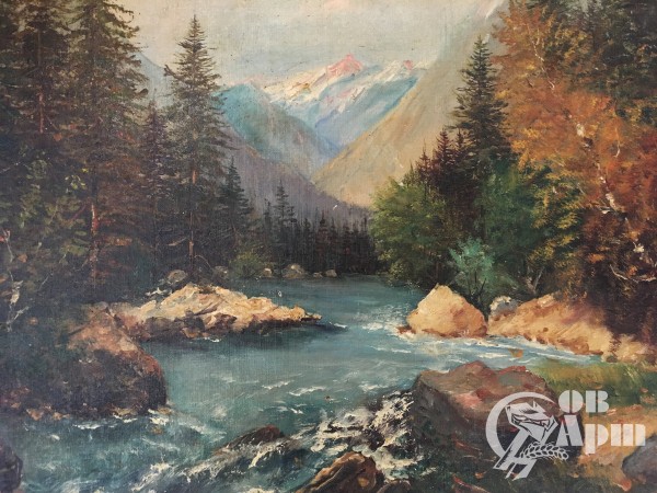 Картина "Горная река"