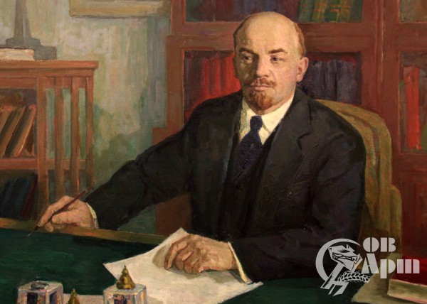 Картина "Портрет В.И. Ленина в кабинете"