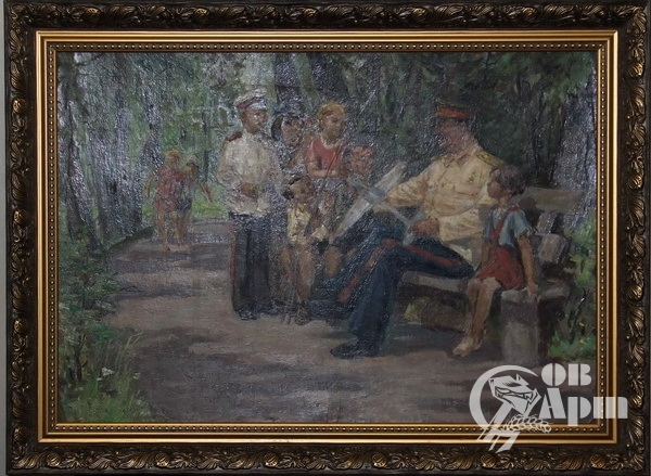Картина "Сталин среди детей"