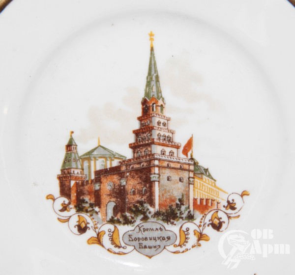Парные тарелки "Кремль"