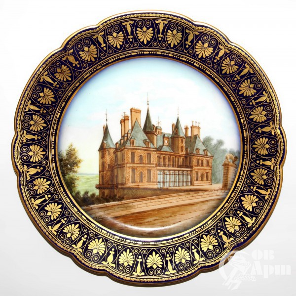 Декоративная тарелка "Замок Рандан"