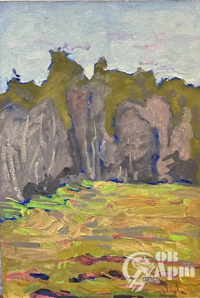 Картина "Августовский лес"