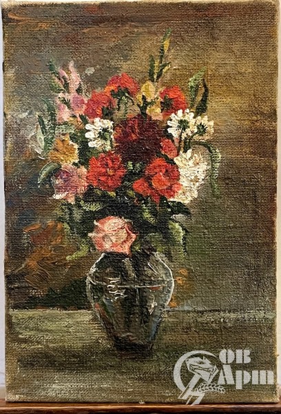 Картина "Натюрморт с цветами"