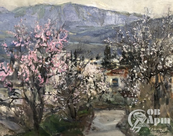 Картина " Весна в Крыму"