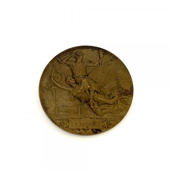 Медаль победителю Французской промышленной выставки 1900 г