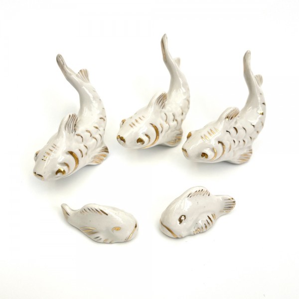 Миниатюрная скульптурная композиция "Рыбки"