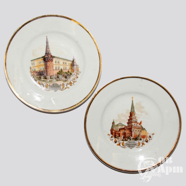 Парные тарелки "Кремль"