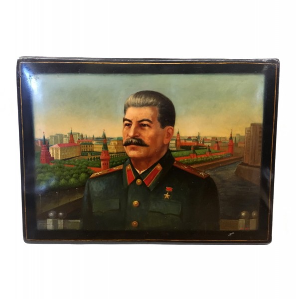 Шкатулка лаковая "Сталин"