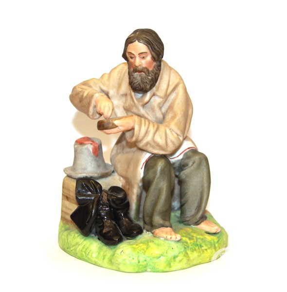 Скульптура "Мужик с краюхой хлеба"