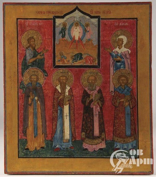 Икона "Преображение" со Святыми