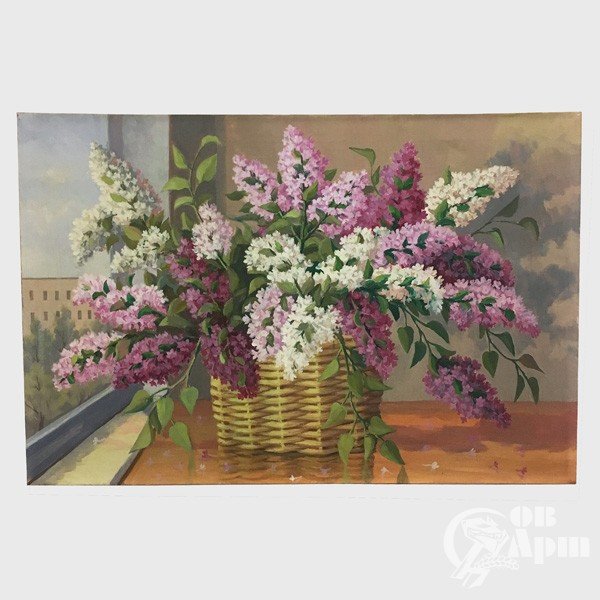 Картина "Сирень у окна"