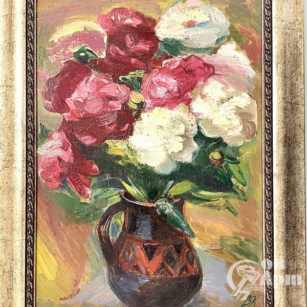 Корольков В.Г. «Пионы в вазе»