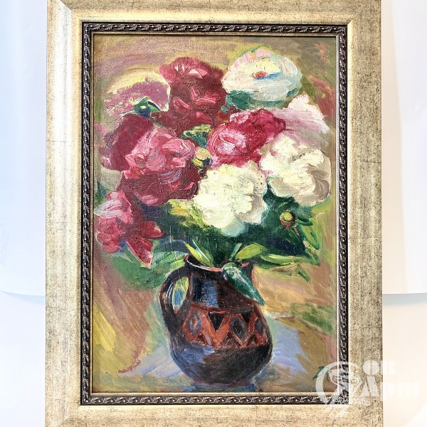 Корольков В.Г. «Пионы в вазе»